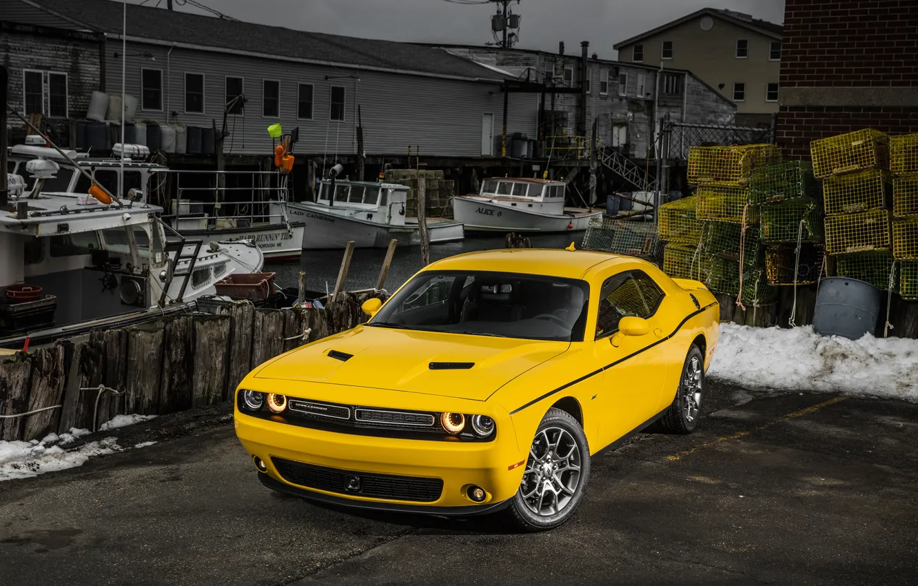 Фото обои Dodge, Challenger, додж, челенджер