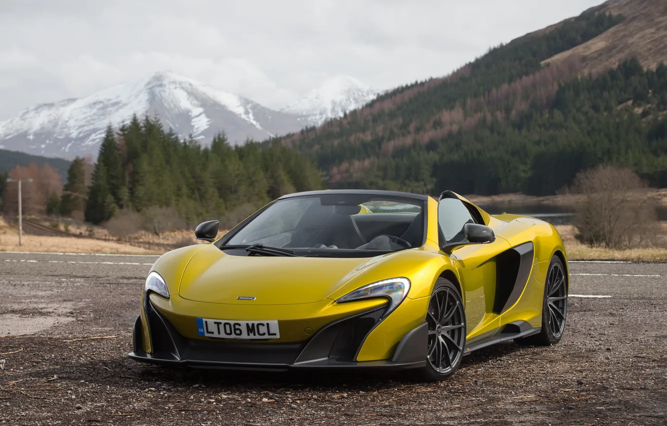 Фото обои McLaren, суперкар, макларен, Spider, 675LT