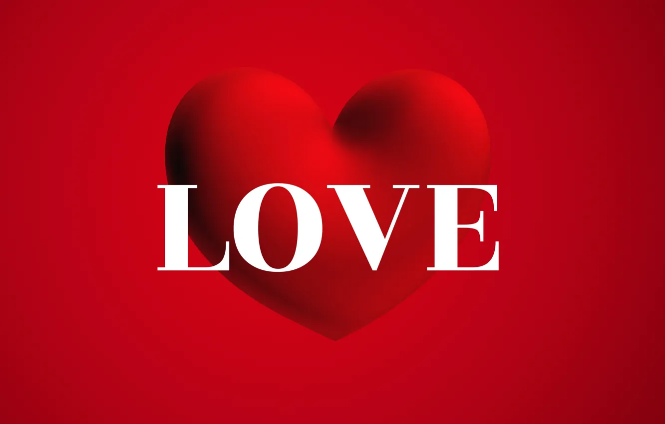 Фото обои любовь, сердце, слово, День Святого Валентина