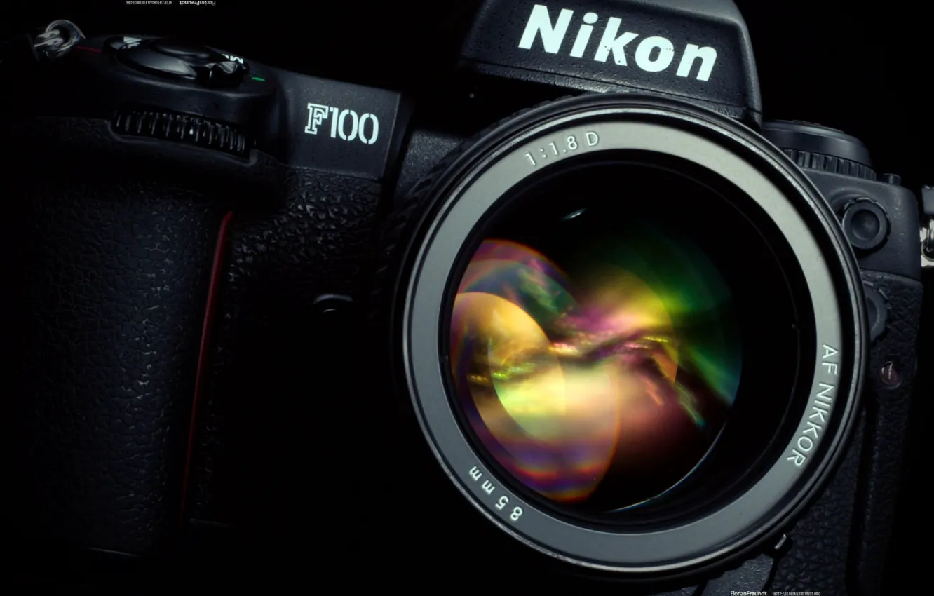 Фото обои фотоаппарат, объектив, nikon