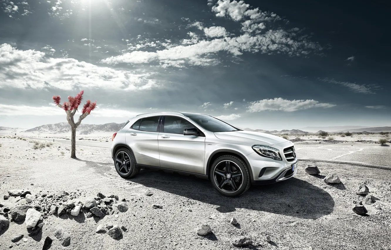 Фото обои пустыня, Mercedes-Benz, 4MATIC, X156, GLA Edition