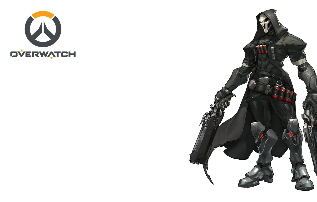 Фото обои skull, Reaper, Overwatch