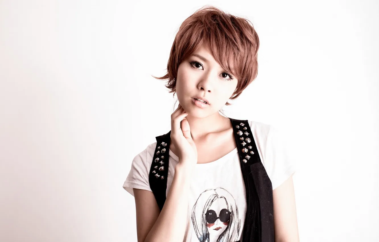 Фото обои девушка, портрет, Rino