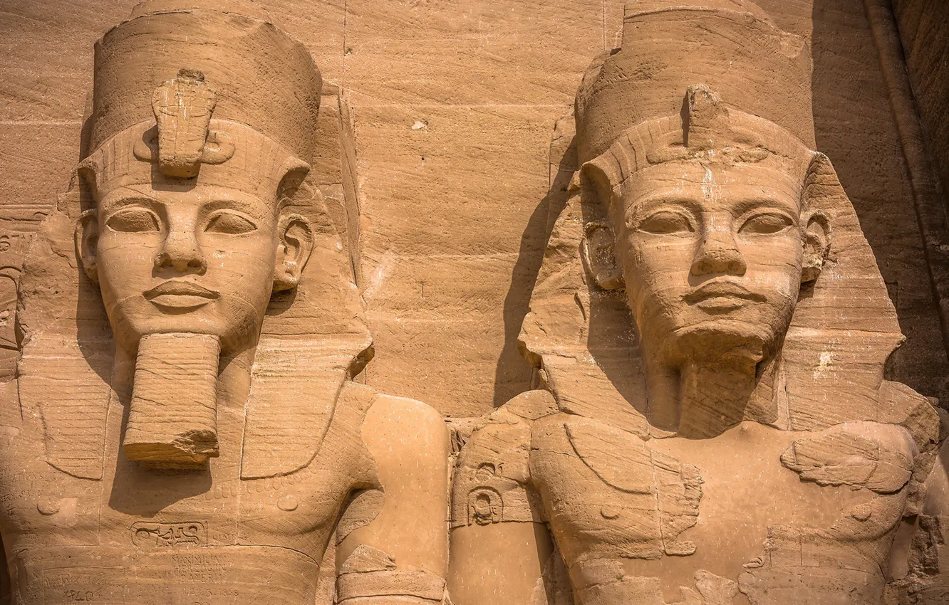 Фото обои ancient, statues, Abu Simbel