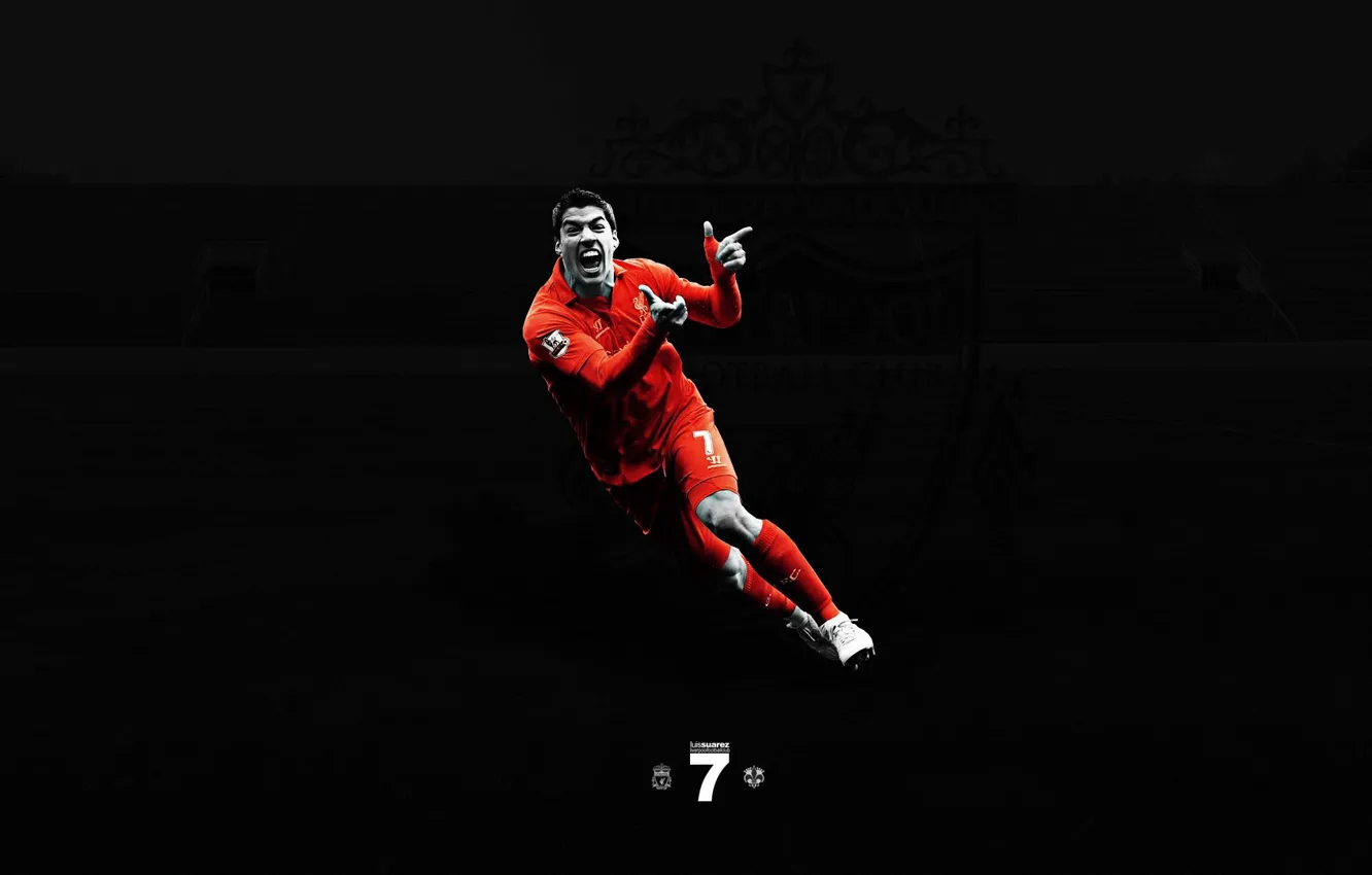 Фото обои Seven, Liverpool, Luis Suarez