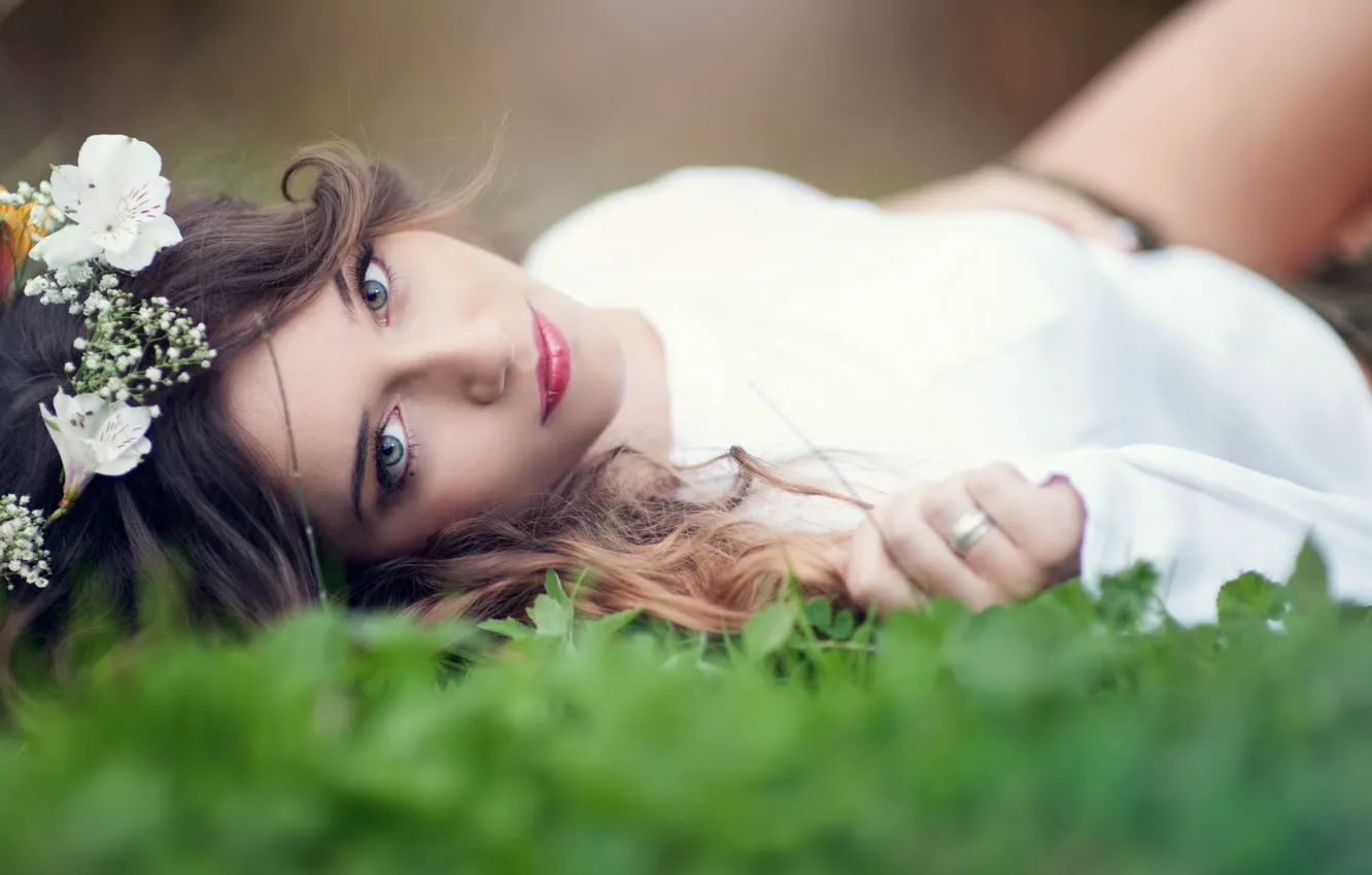 Фото обои фон, Modelo, Lorena Bey