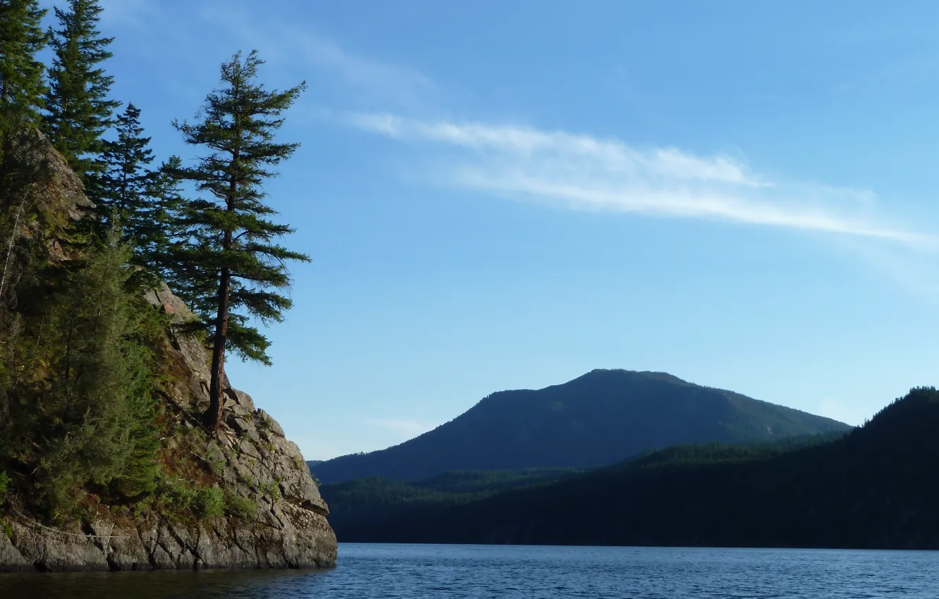 Фото обои Canada, British Columbia, lake, B.C., Moyie Lake