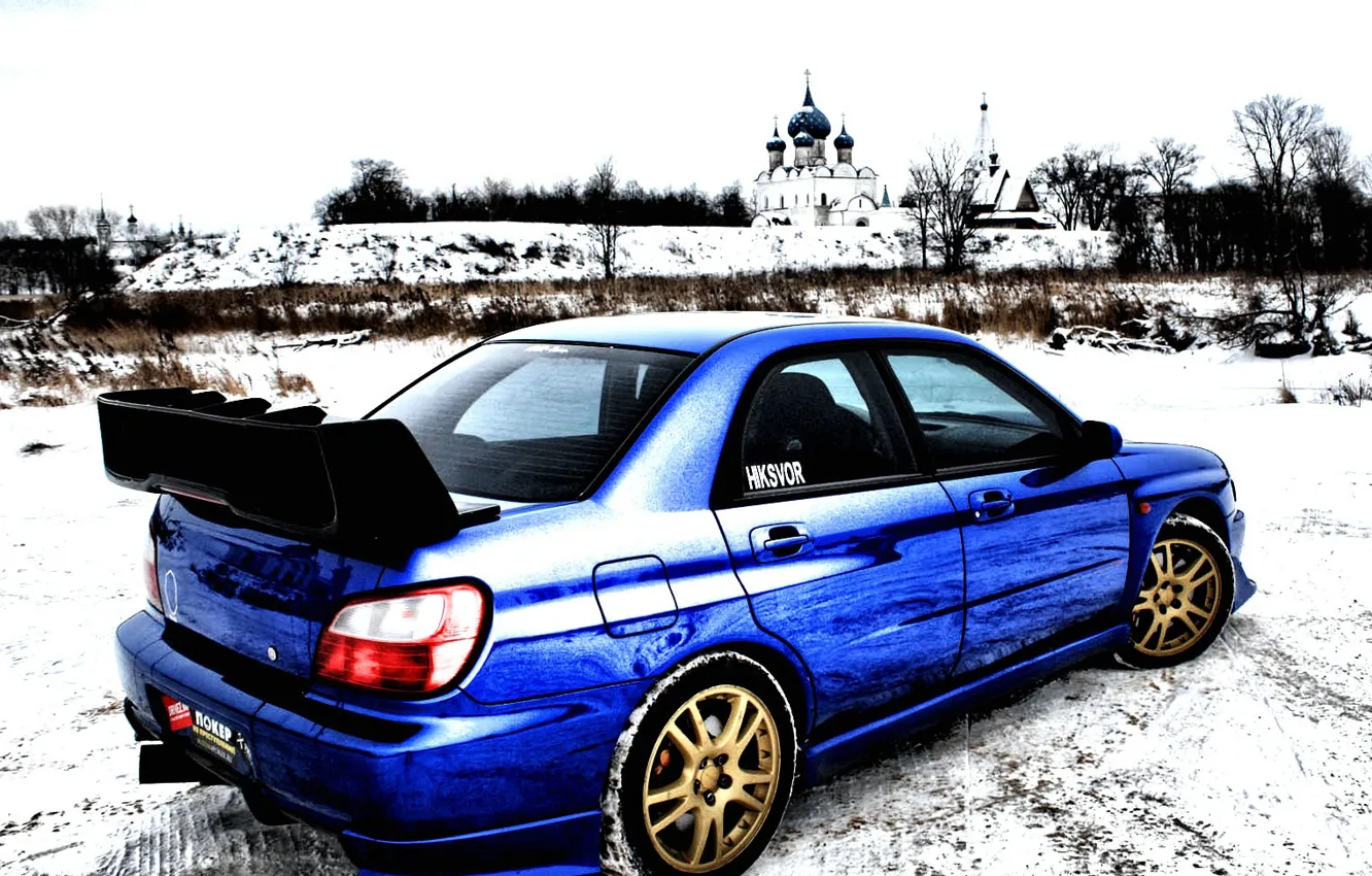 Фото обои Subaru, Impreza, WRX, "скуби", STI