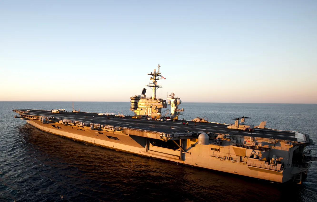 Фото обои оружие, корабль, aircraft carrier, USS Carl Vinson