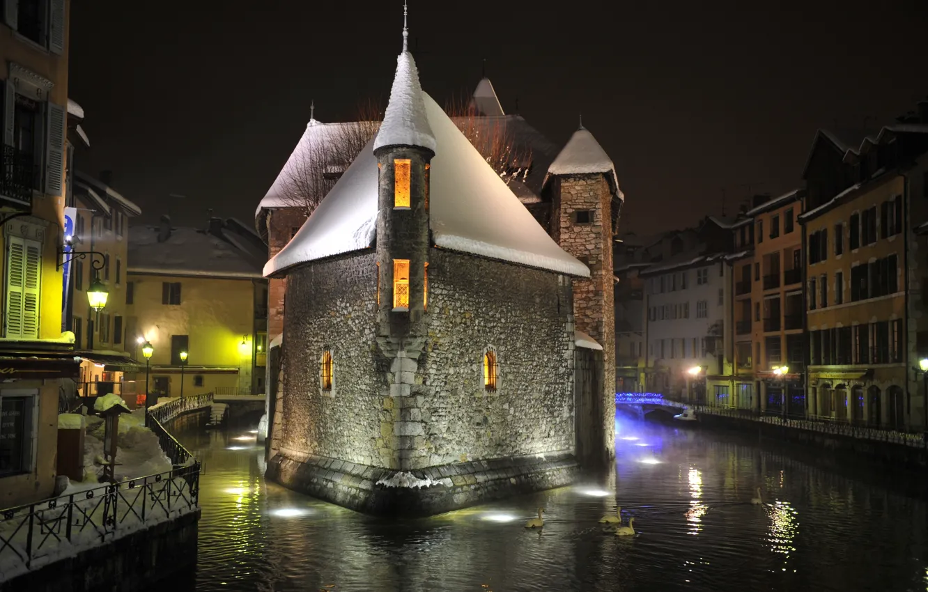 Фото обои Франция, French Alps, Haute-Savoie department, Lake Annecy, Rhône-Alpes region, Annecy city