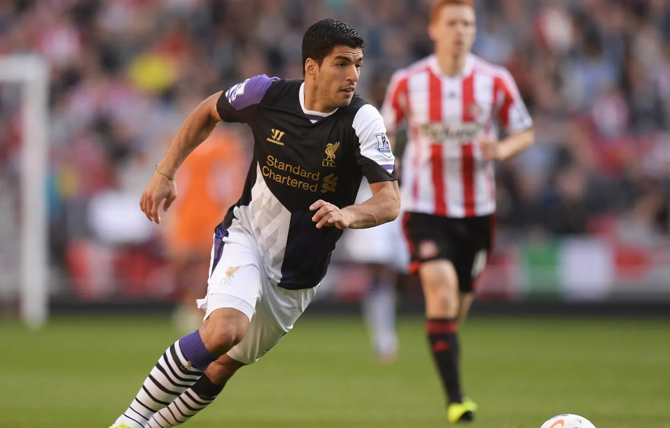 Фото обои Спорт, Футбол, forward, Football, Ливерпуль, Anfield, YNWA, Barclays Premier League