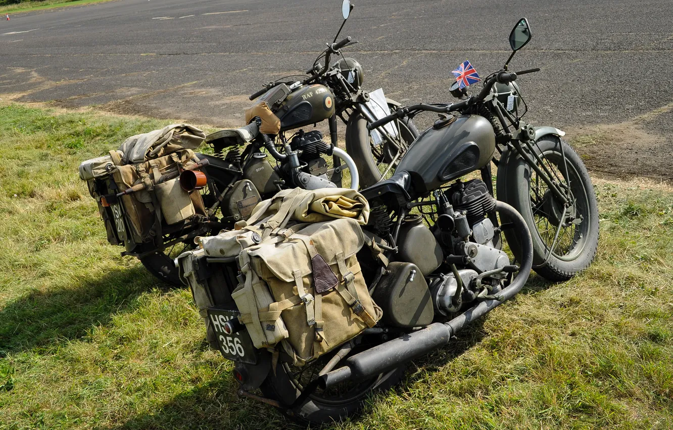Фото обои мотоциклы, военные, BSA, WM20, WDM20