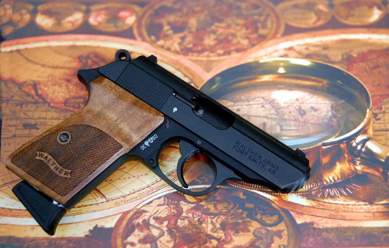Фото обои пистолет, оружие, Walther, самозарядный, PPK/S