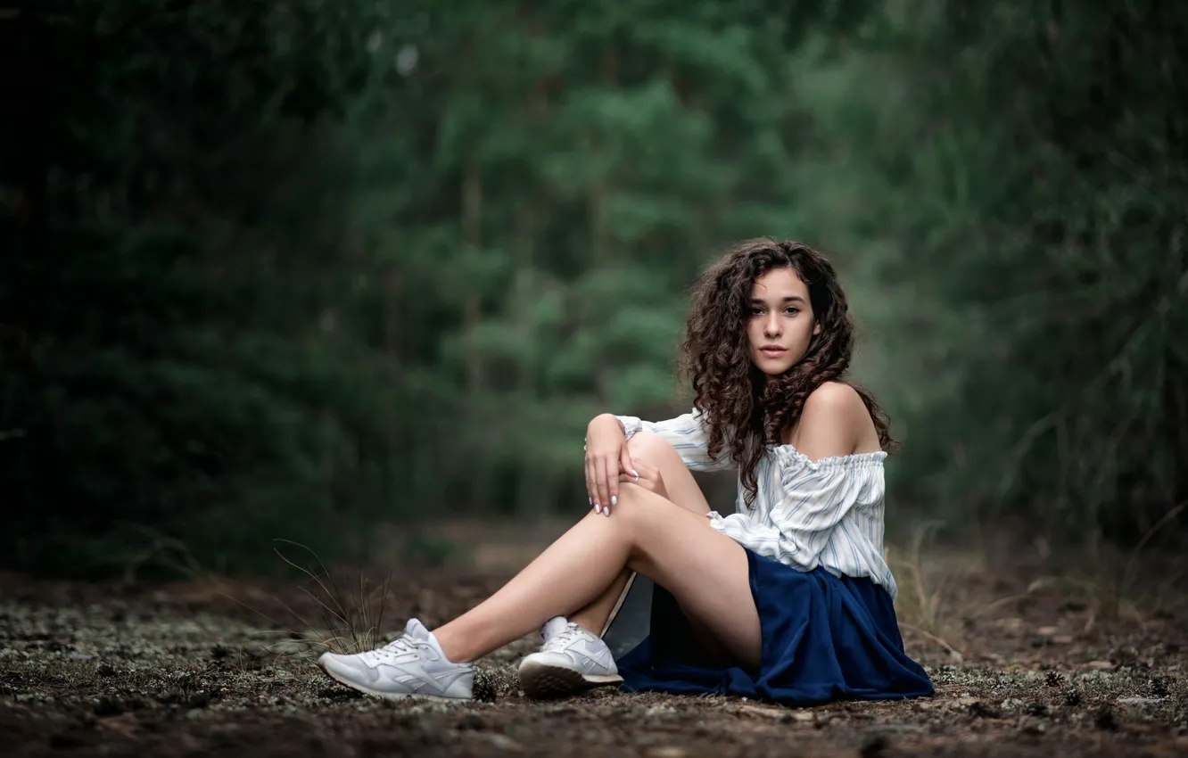 Фото обои кудряшки, ножки, Alise, Дегтярёва Анна