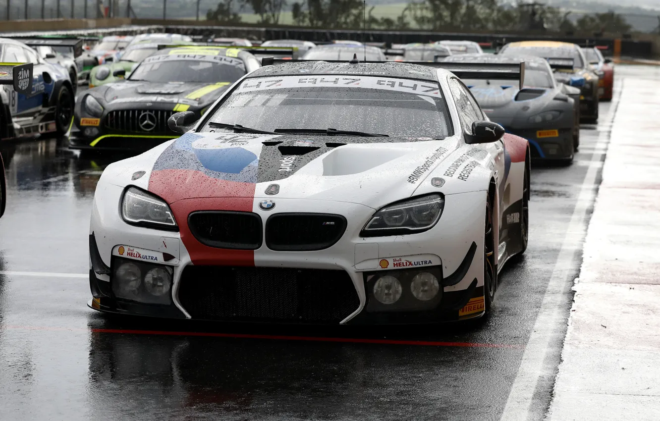 Фото обои купе, BMW, сырость, 2019, M6 GT3