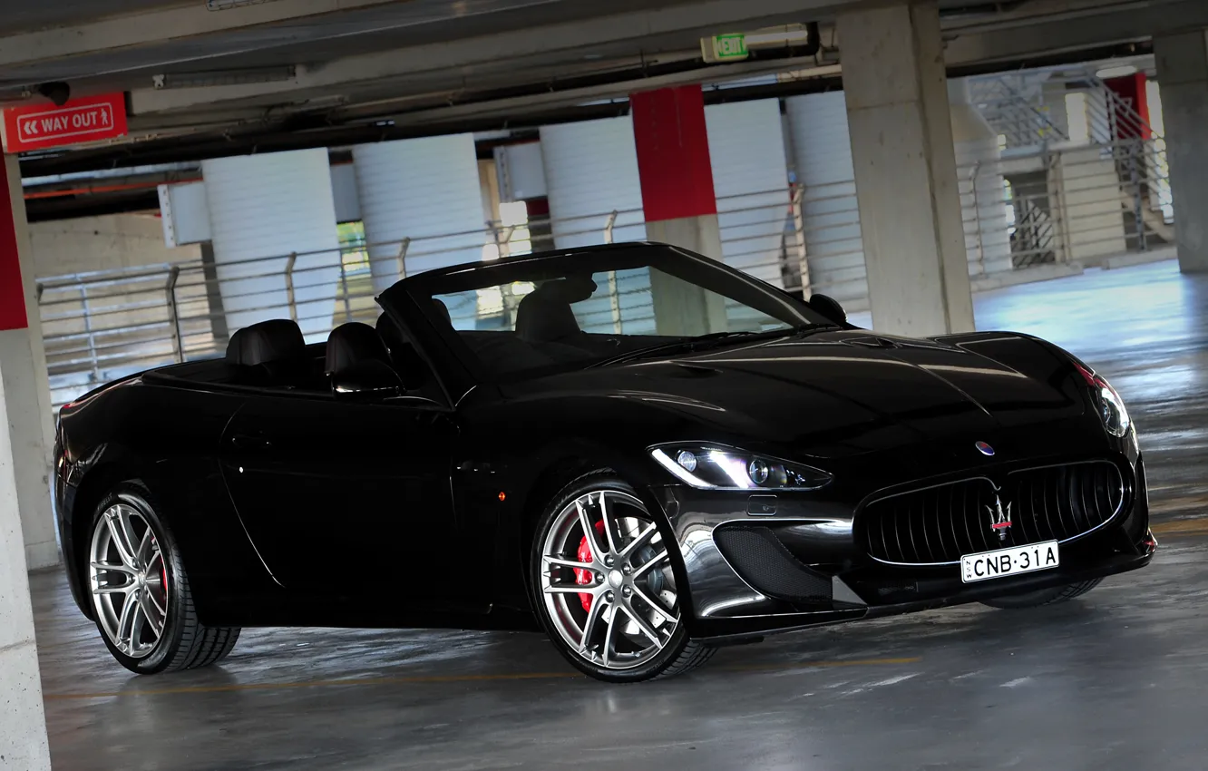 Фото обои Maserati, au-spec, grancabrio