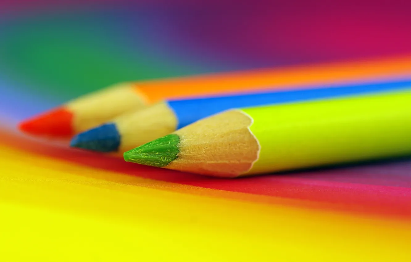 Фото обои colors, pencil, colored