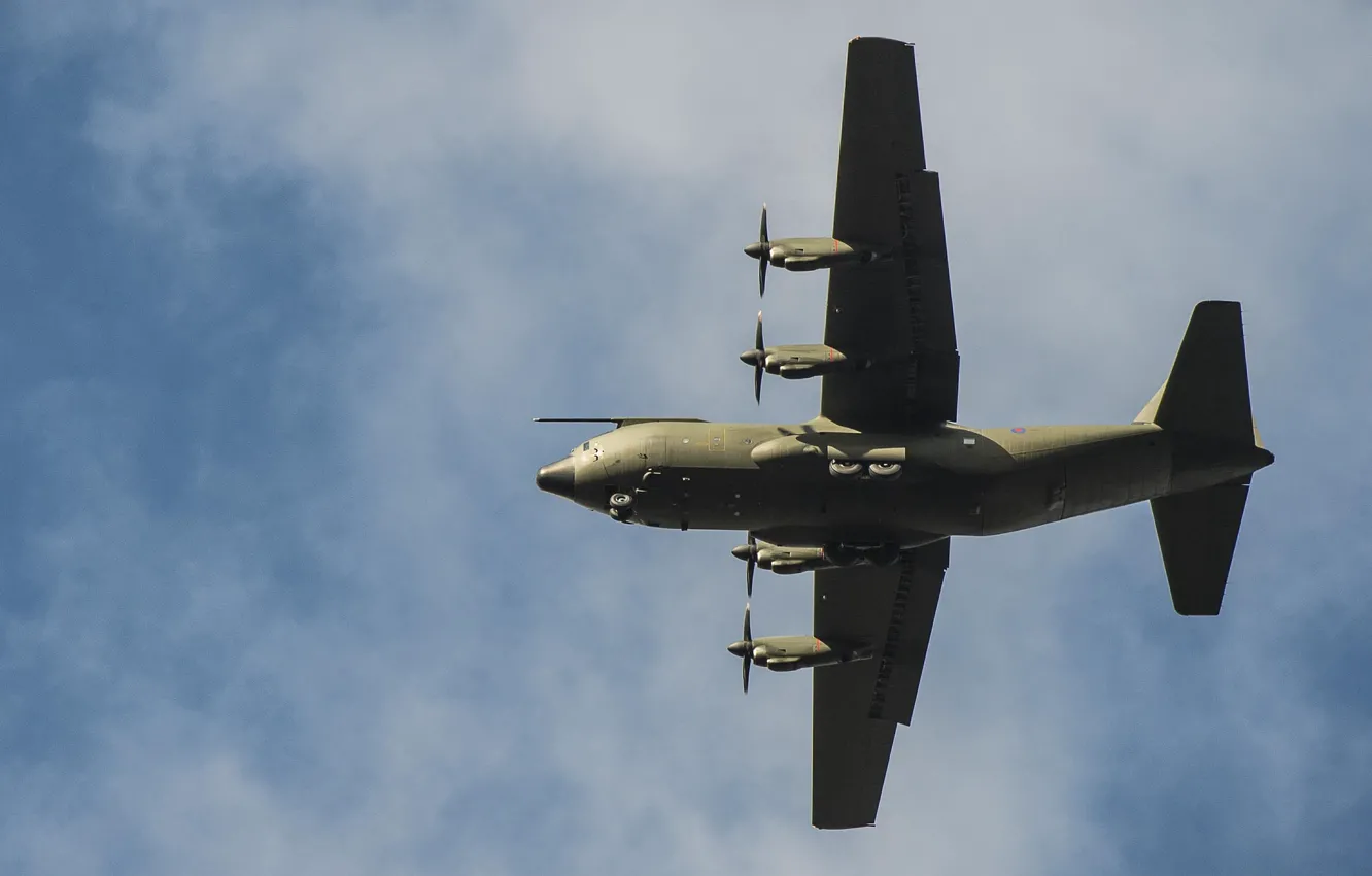 Фото обои самолёт, военно-транспортный, Lockheed Martin, Super Hercules, C-130J