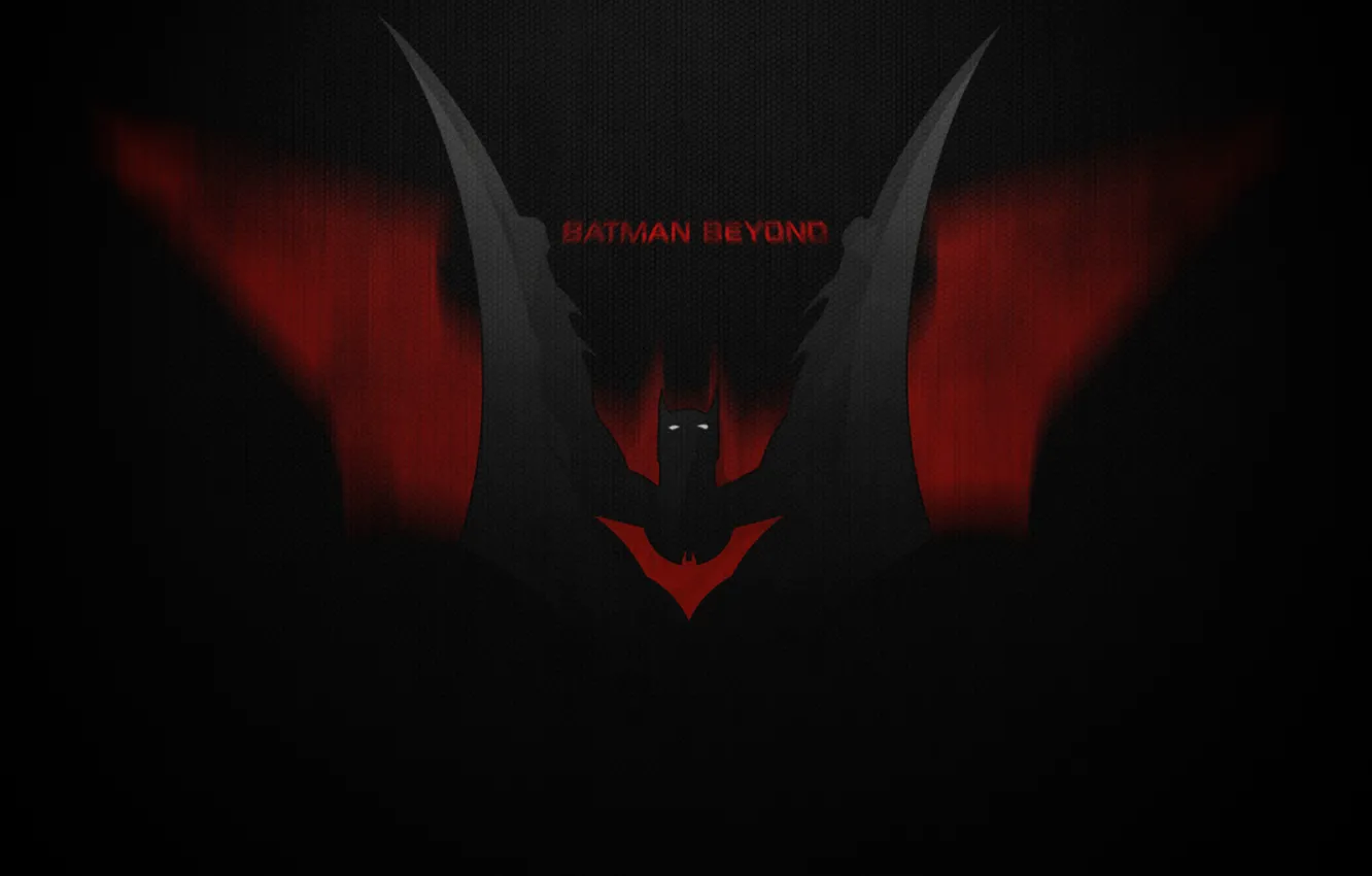 Фото обои Batman, Logo, Beyond, Batman Beyond