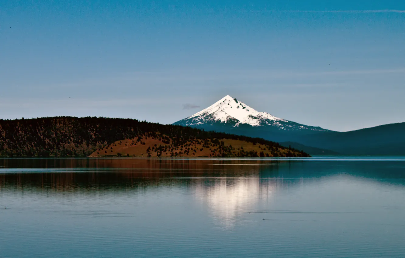 Фото обои озеро, гора, Природа, nature, mountain, lake
