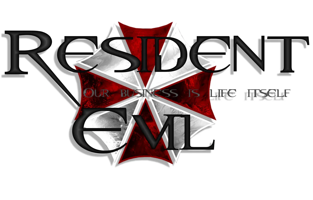 Фото обои cinema, logo, game, Resident Evil, Umbrella, movie, book, film