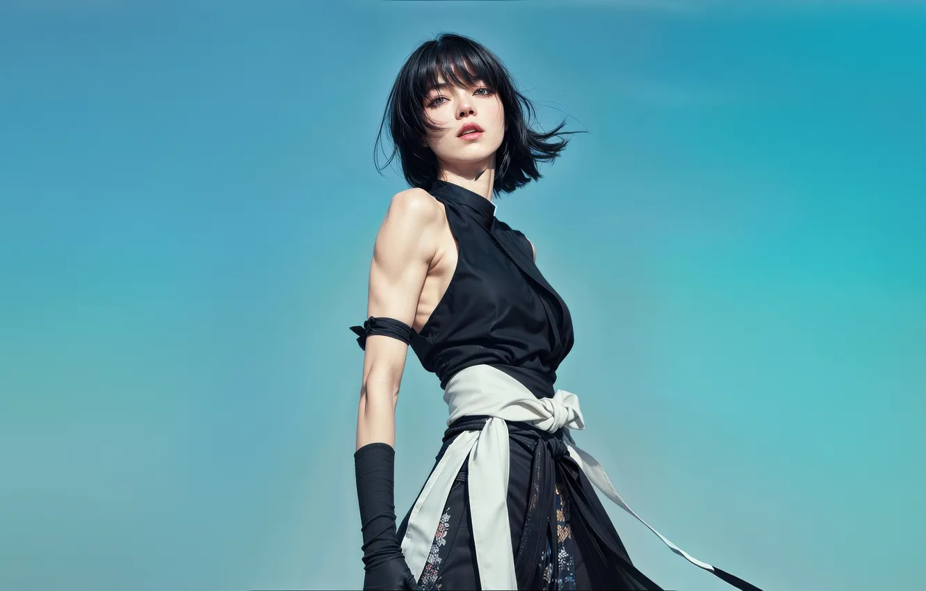 Фото обои bleach, sui, soifon, feng