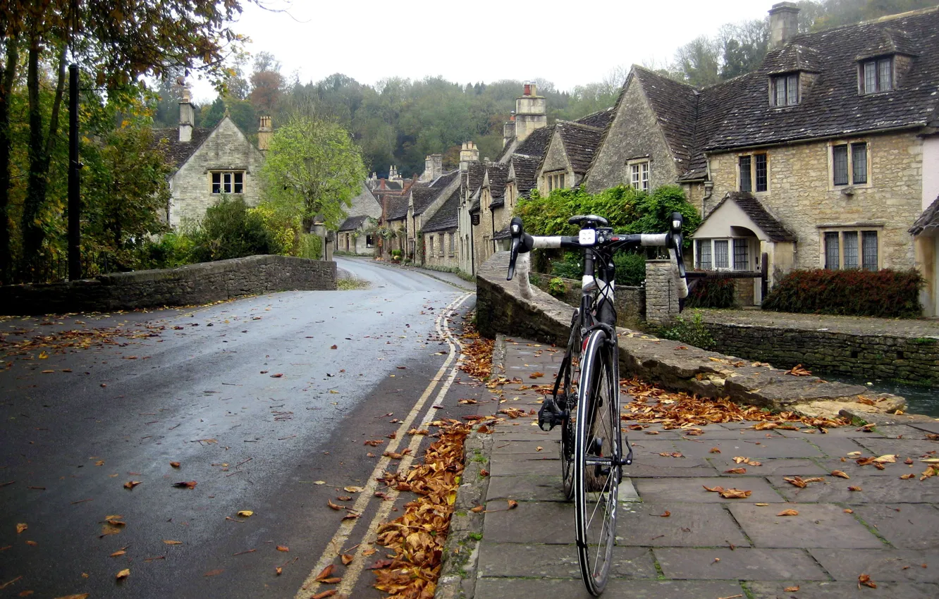 Фото обои город, улица, Англия, Bloomsburg, road bike
