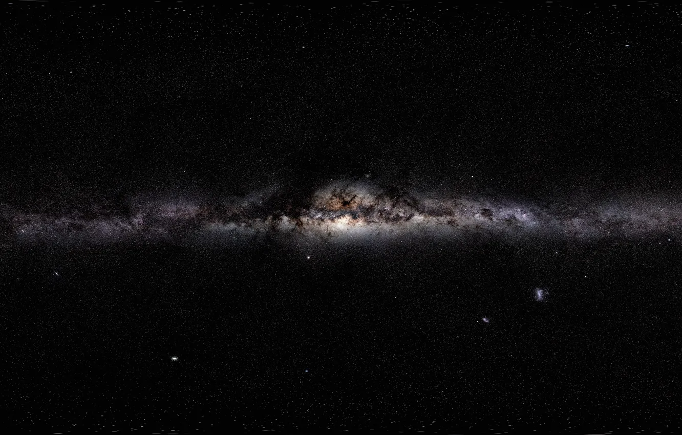 Фото обои Panorama, The Milky Way, Gigazoom Project