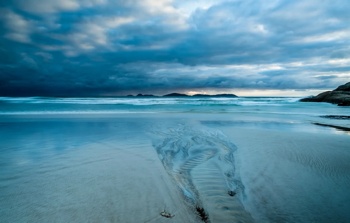 Фото обои море, небо, пейзаж