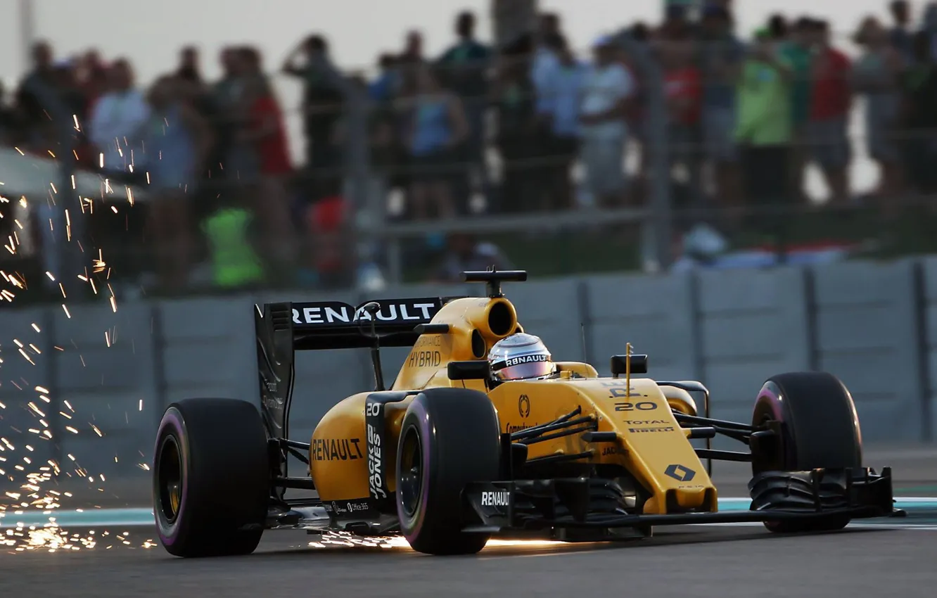 Фото обои Renault, Sport, Magnussen, F1, 20, Искы