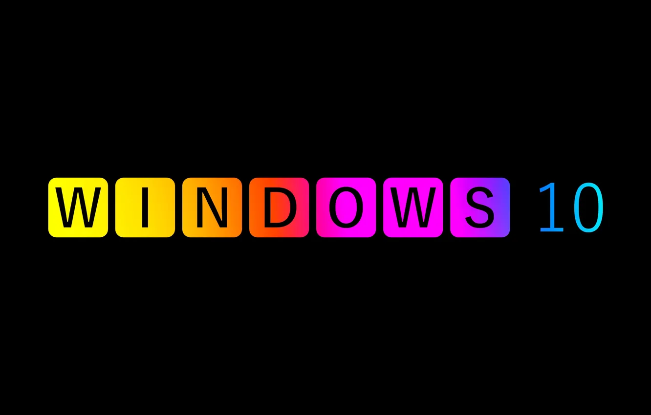 Фото обои фон, надпись, обои, черный фон, операционная система, windows 10, Обои для рабочего стола, десятка