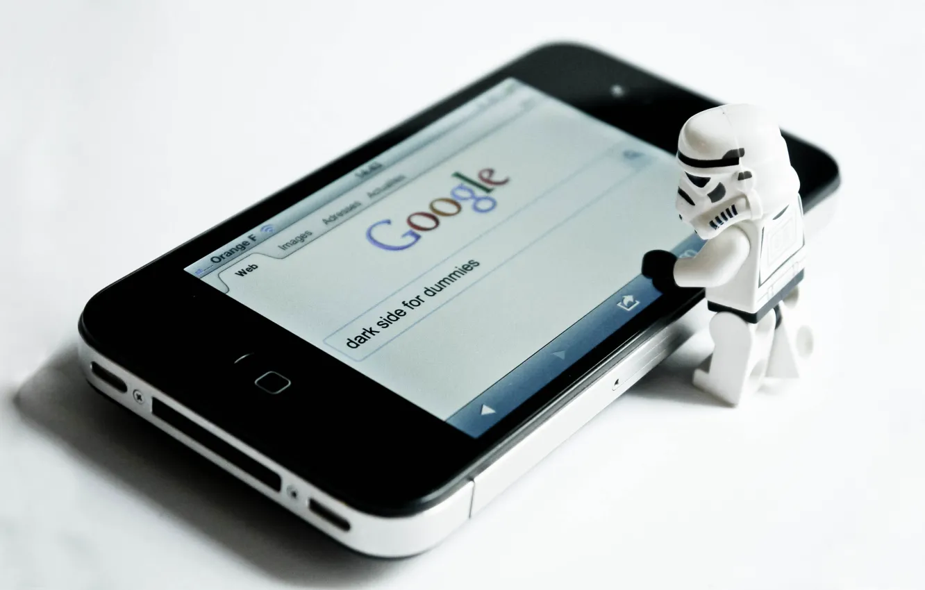 Фото обои Star Wars, Звёздные войны, Lego, Iphone, Темная сторона для чайников, Клон, Dark Side For Dummies