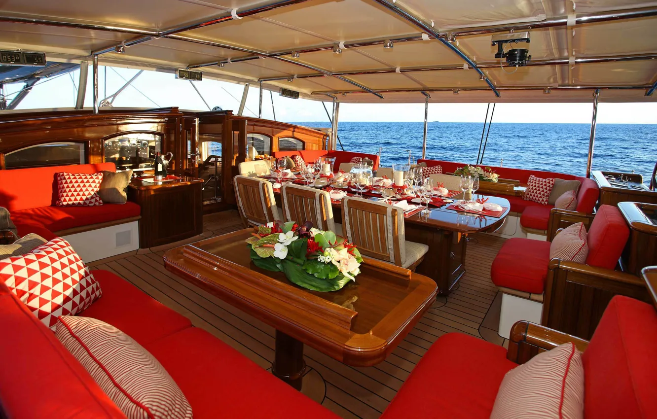 Фото обои дизайн, стиль, интерьер, яхта, люкс, luxury yacht