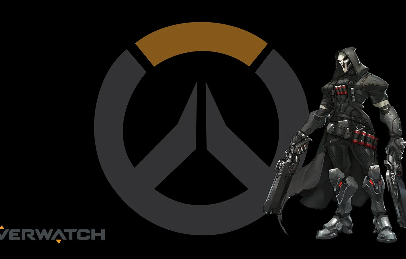 Фото обои Blizzard, Wallpaper, Game, Reaper, Overwatch