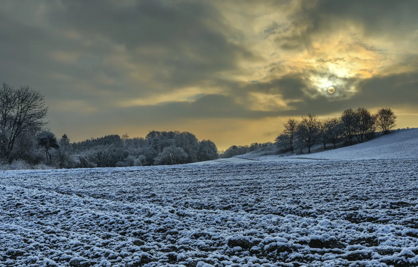 Фото обои Bavaria, Fields, Schönebach, Landkreis Günzburg