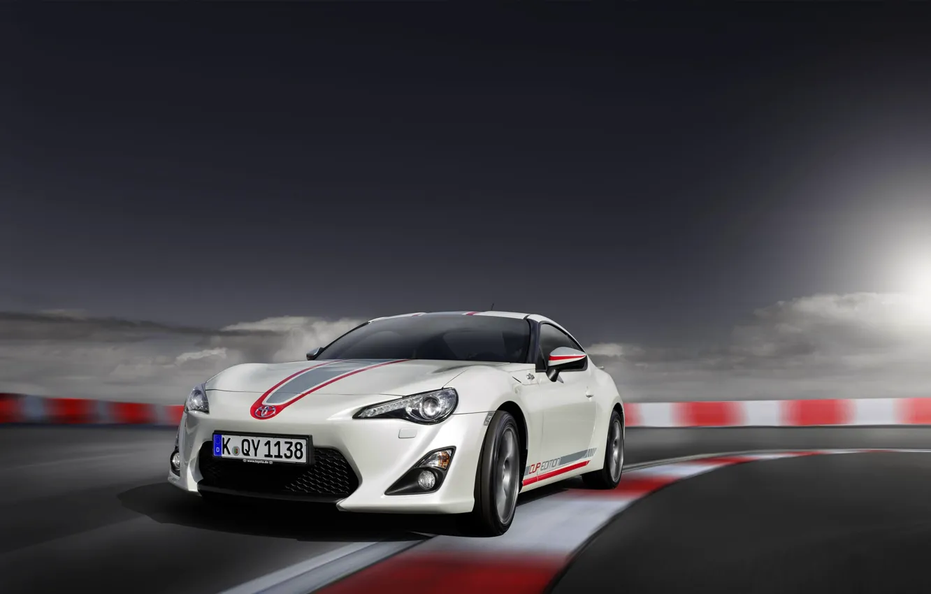 Фото обои Авто, Капот, Toyota, GT86, GT 86, Cup Edition, Передок Фары