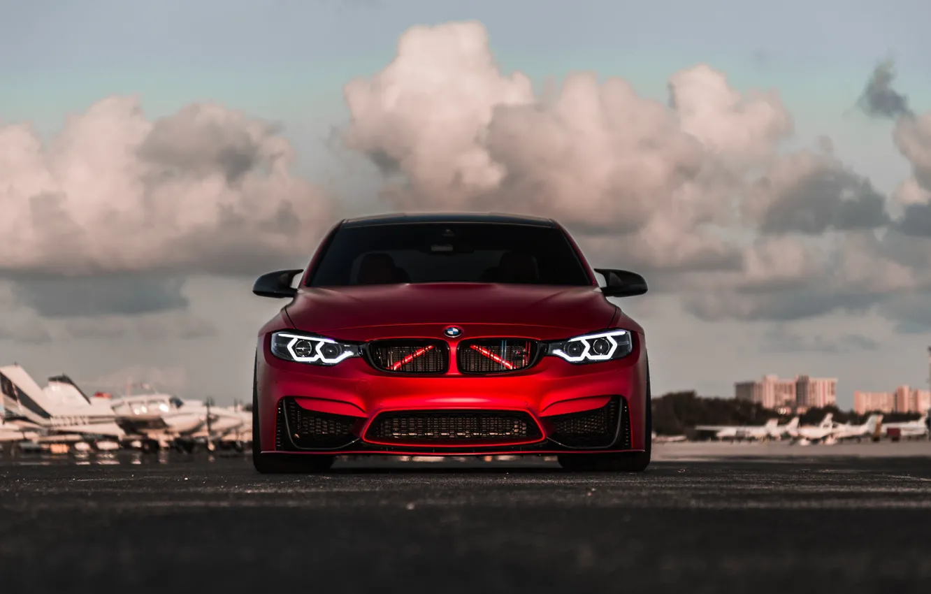 Фото обои BMW, Light, Front, RED, Face, F82, Sight, LED