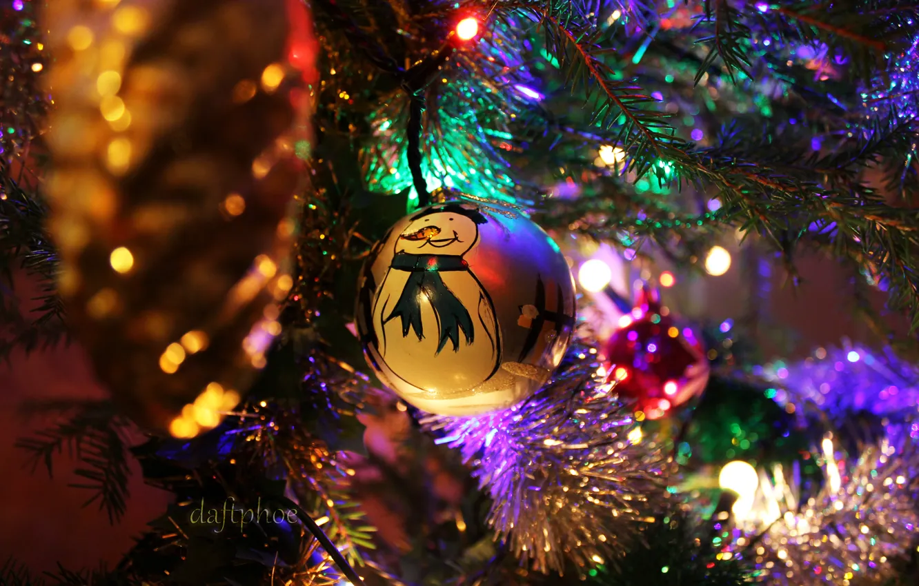 Фото обои christmas, new year, christmas tree