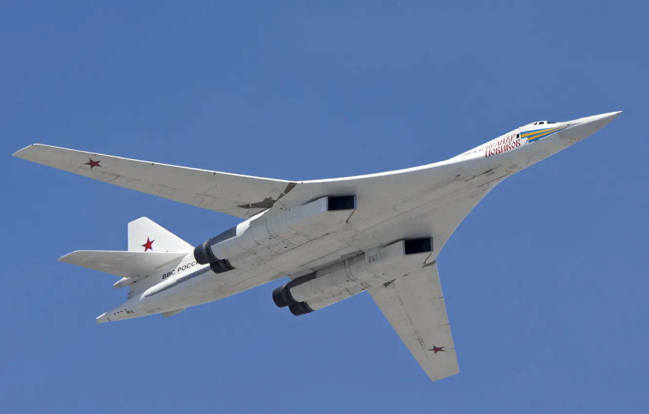 Фото обои стратегический, Ту-160, сверхзвуковой, бомбардировщик-ракетоносец, «Белый лебедь»