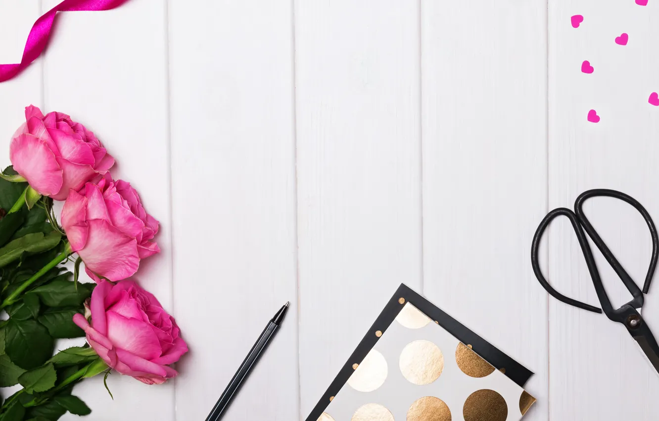 Фото обои розы, love, pink, flowers, romantic, roses, розовые розы