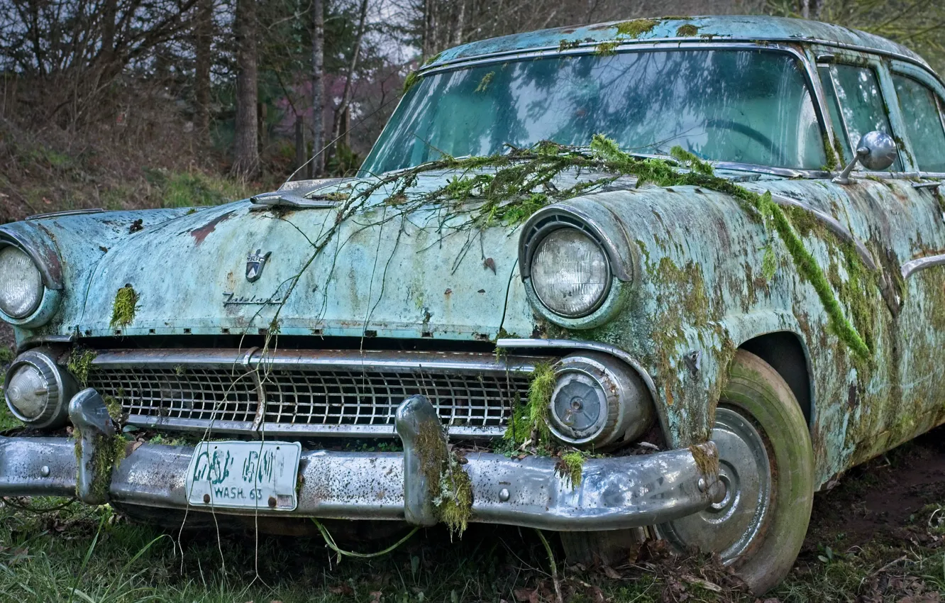 Фото обои машина, лом, Ford Fairlane