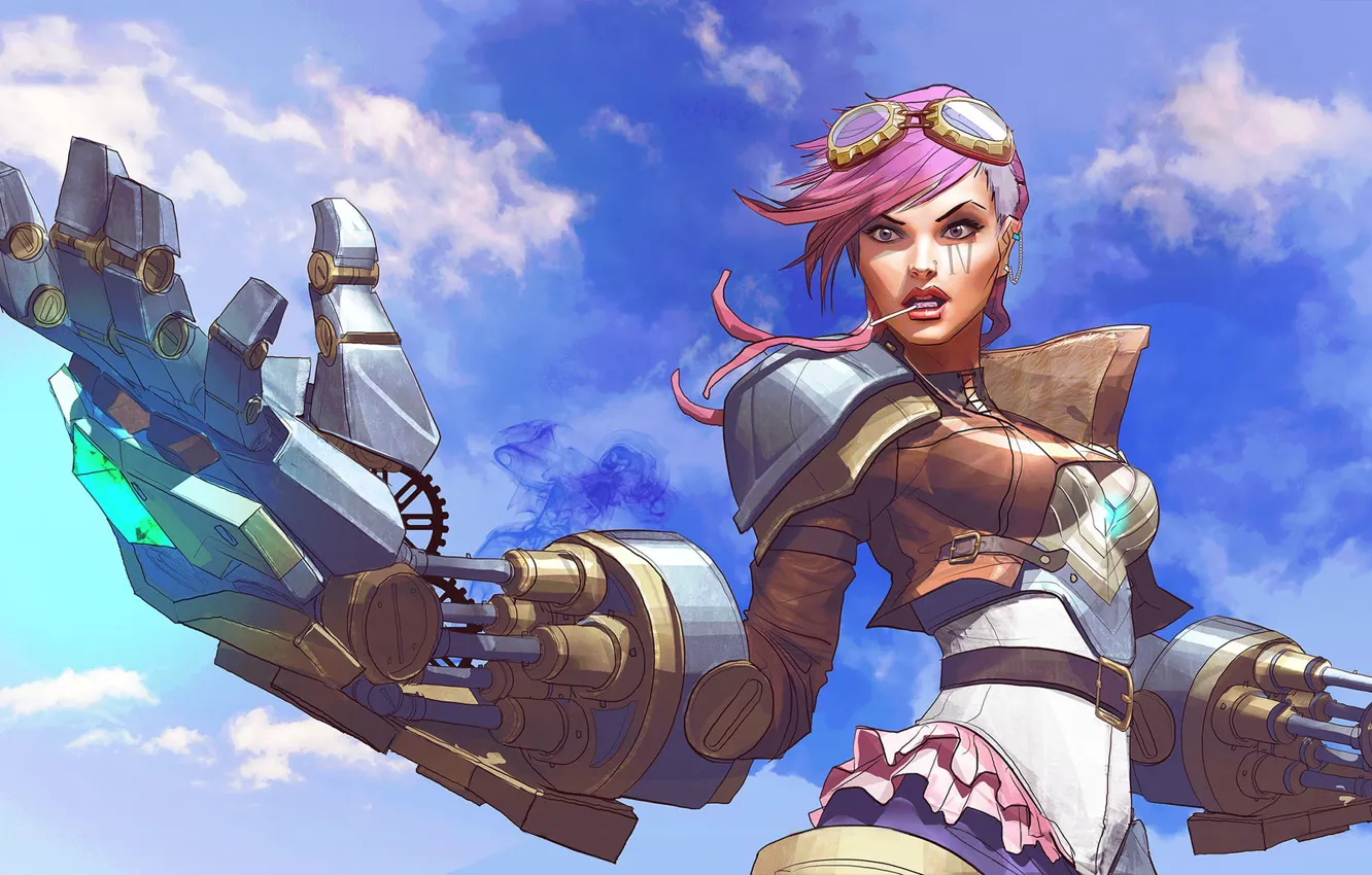 Фото обои Девушка, Игра, Girl, Арт, Art, Game, League of Legends, LoL