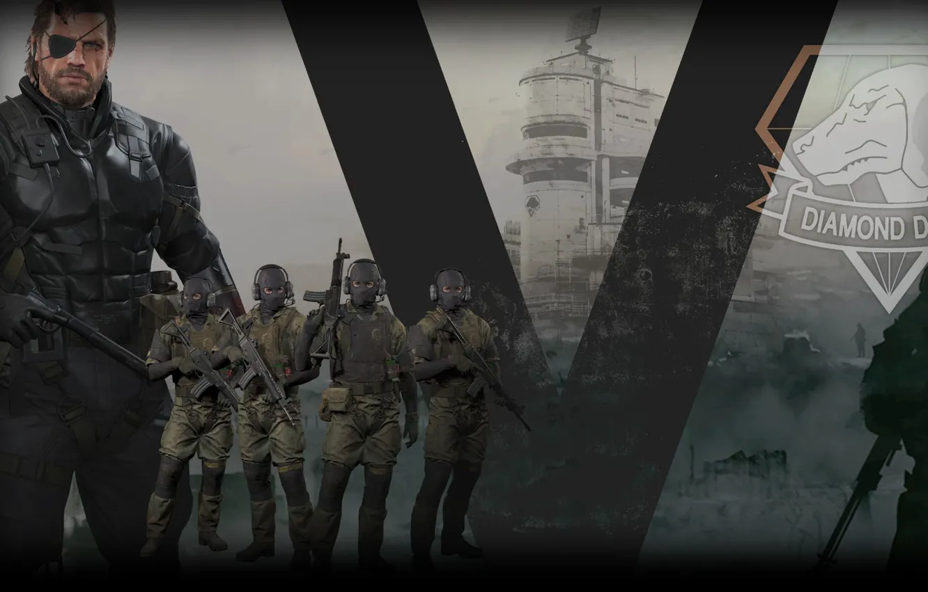 Фото обои Metal Gear, Metal Gear Solid, Metal Gear Solid V: The Phantom Pain, Venom Snake, Diamond …