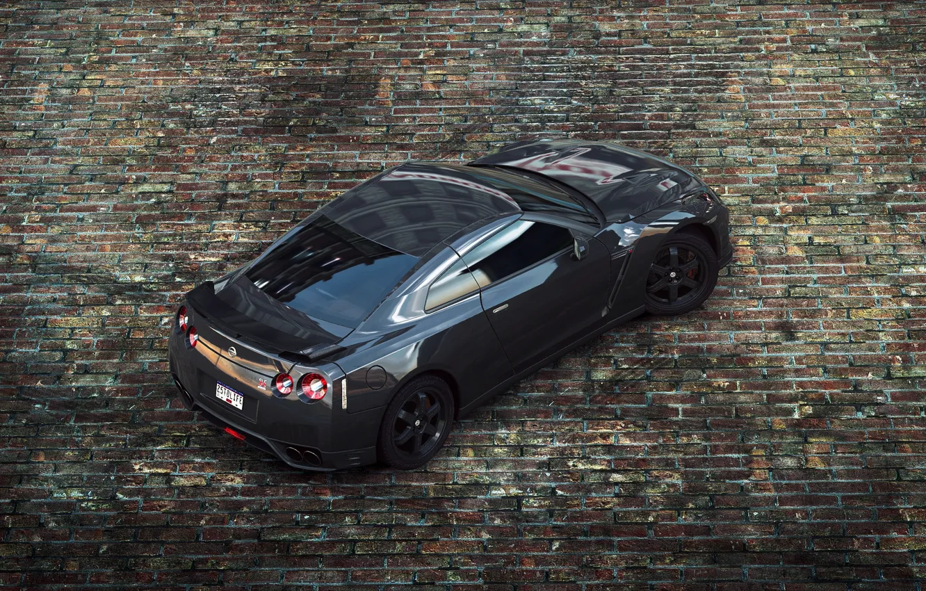Фото обои cars, Nissan GTR, NFS Hot Pursuit 2010, Сидж