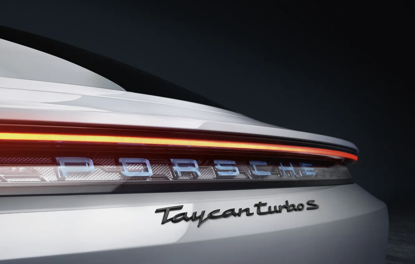 Фото обои Porsche, Turbo S, 2020, Taycan