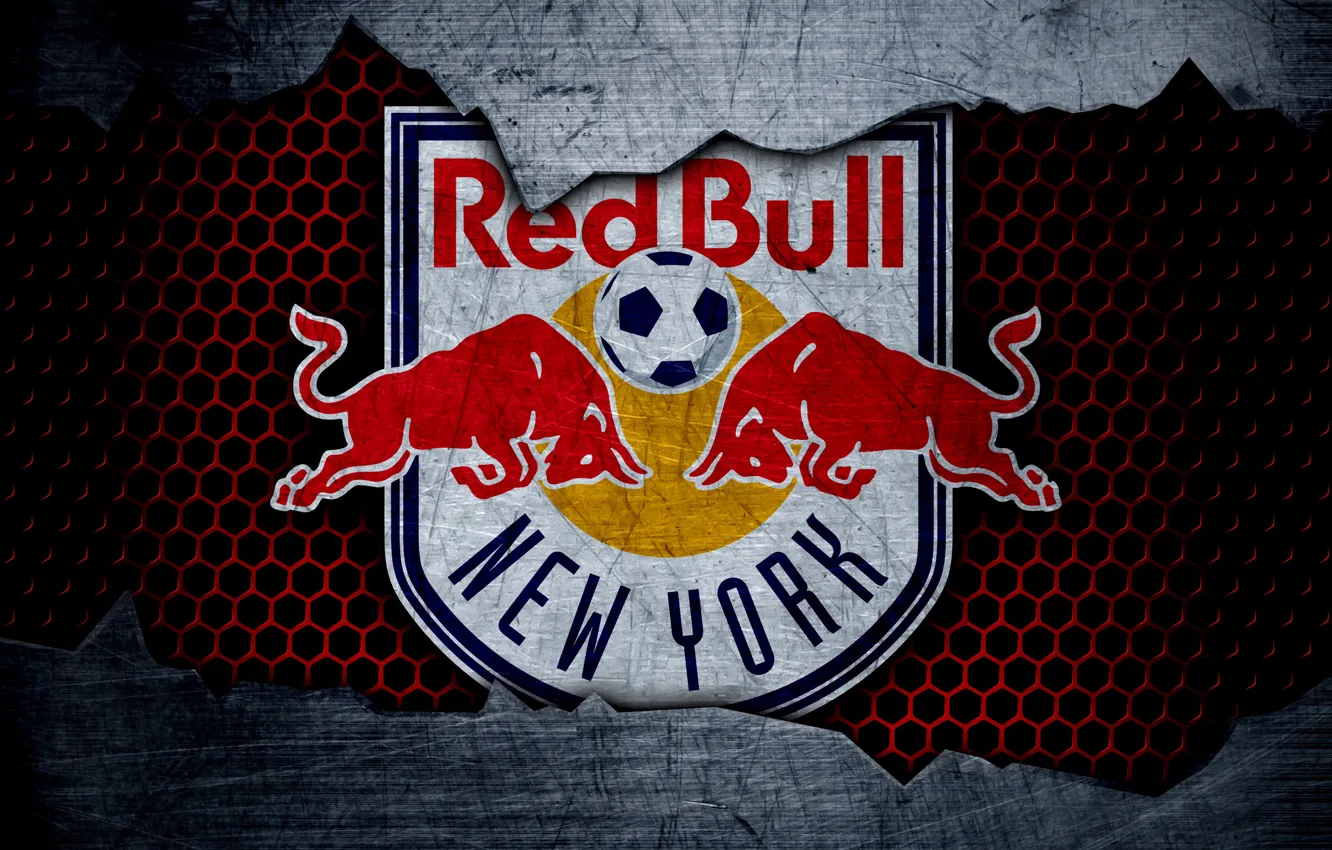Фото обои wallpaper, sport, logo, football, New York Red Bulls