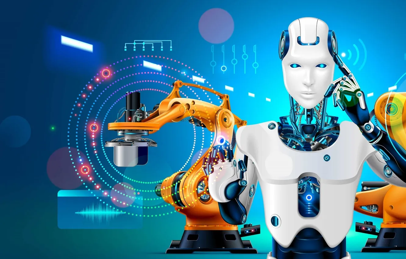 Фото обои robot, hi-tech, high technology