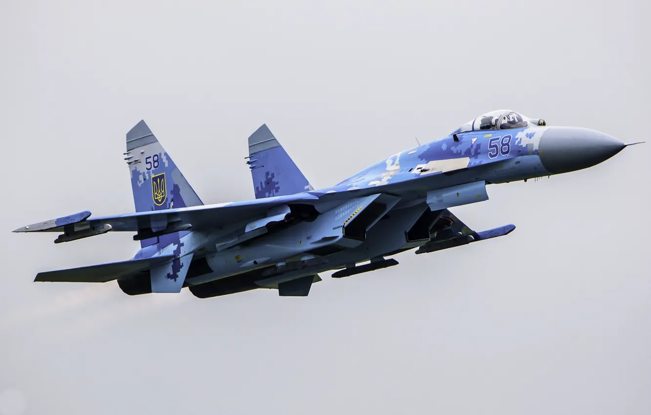 Фото обои Aalborg Air Force Base, Ukrainian Air Force, Su-27 Flanker