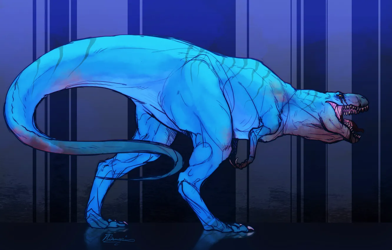 Фото обои хищник, Динозавр, T Rex