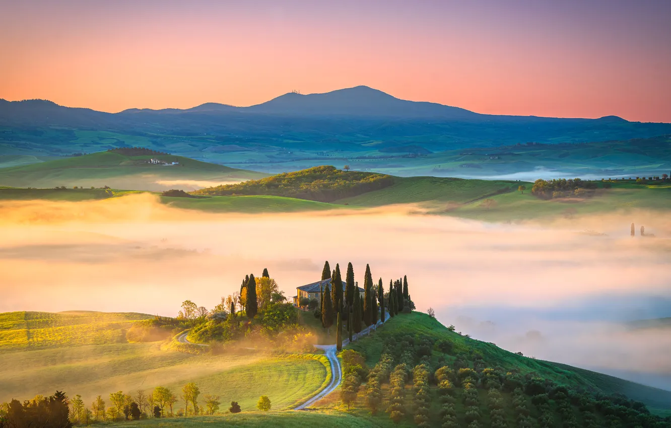 Фото обои Italy, Tuscany, Daniel Burton